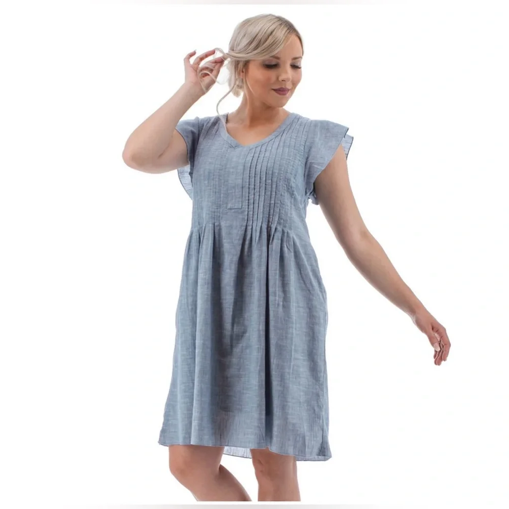 Aventura Organic Cotton Garment in Blue